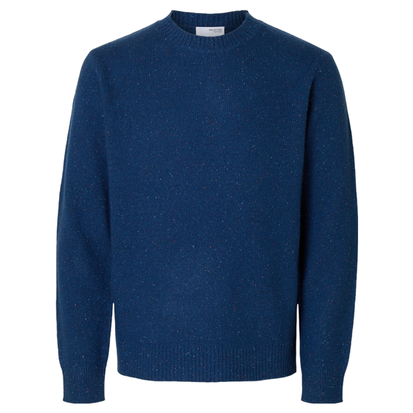 Selected Neil Long Sleeve Knit Neps Crew Neck