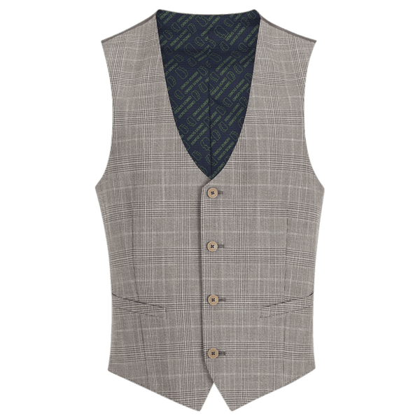Remus Uomo Matteo POW Suit Waistcoat for Men