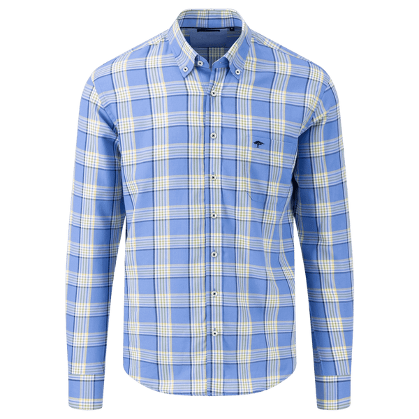 Fynch-Hatton Long Sleeve Checked Shirt