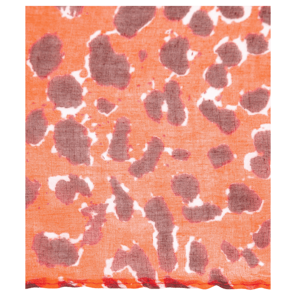 Miss Shorthair All Over Leopard Print Scarf