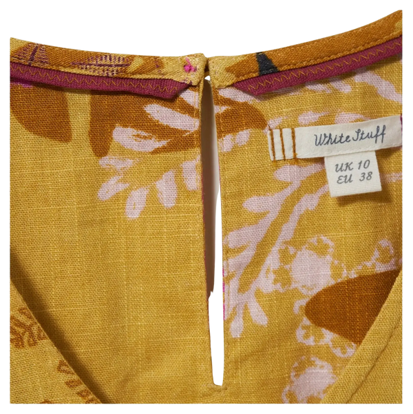 White Stuff Kate Linen Blend Top