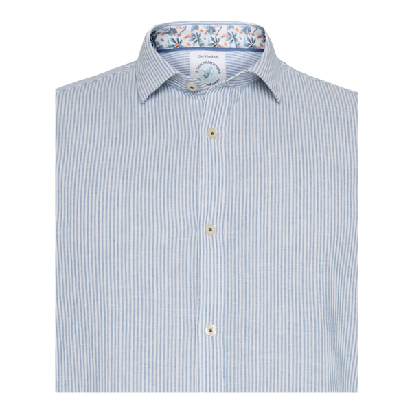 A Fish Named Fred Stripe Linen Shirt