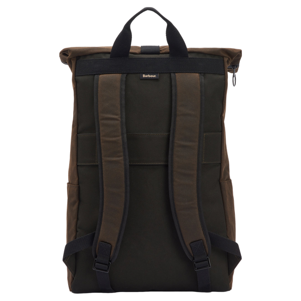 Barbour Field Wax Fold Over Backpack