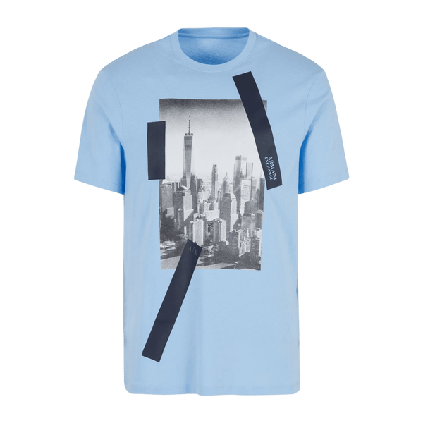 Armani Exchange Sky Scraper Print T-Shirt for Men