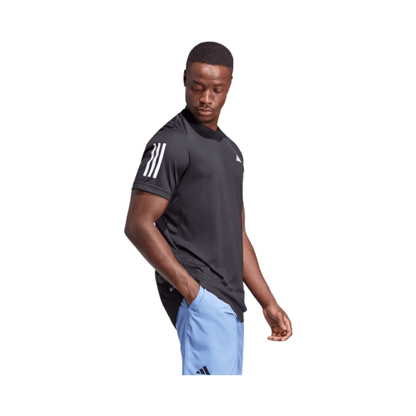 Adidas Club 3 Stripe Tennis T-Shirt