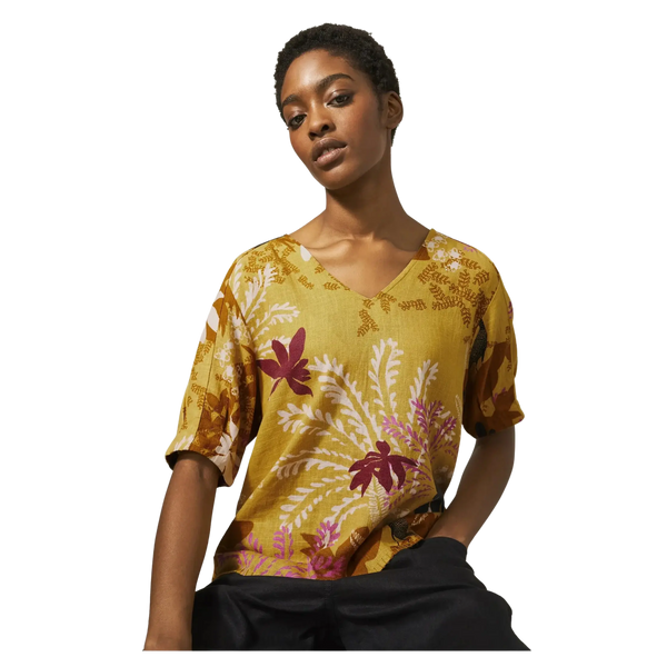 White Stuff Kate Linen Blend Top