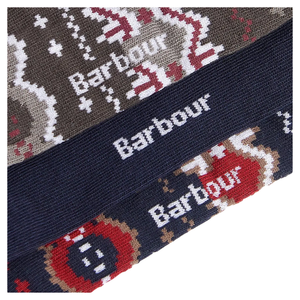 Barbour Fairisle Sock Gift Box for Men