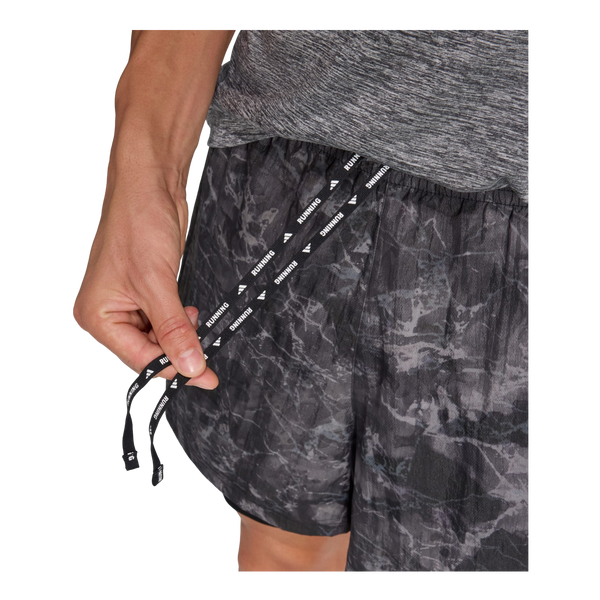 Adidas Own The Run Spray Dye 2-in-1 Shorts