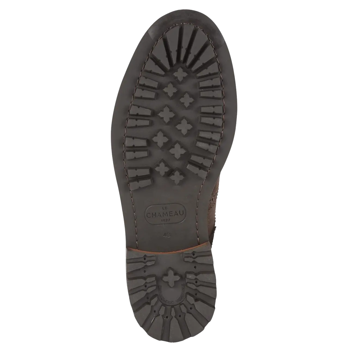 Le Chameau Cuir Heavy Brogues For Men Coes