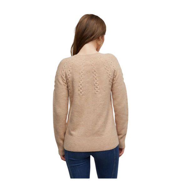 Holland Cooper Astoria Half Cable Knit Jumper for Women