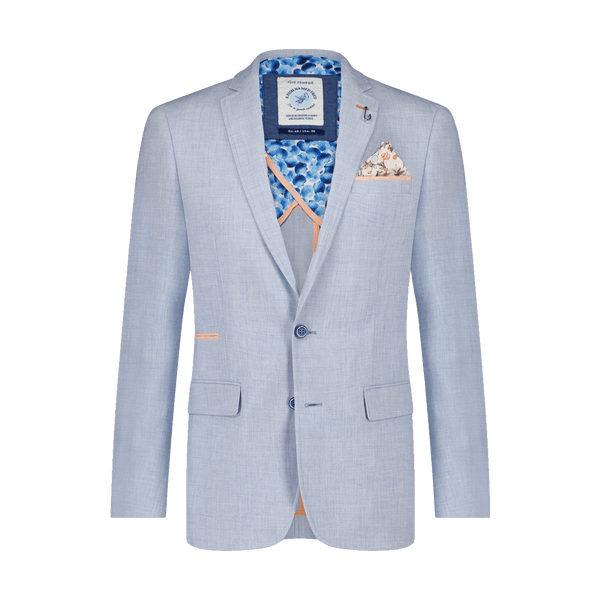 A Fish Named Fred Linen Look Jacket With Trim