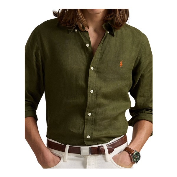 Polo Ralph Lauren Long Sleeve Linen Sport Shirt