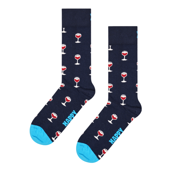 Happy Socks Glass Of Wine Socks