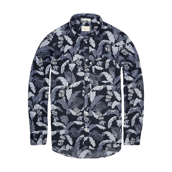 GANT Linen Leaf Print Shirt for Men