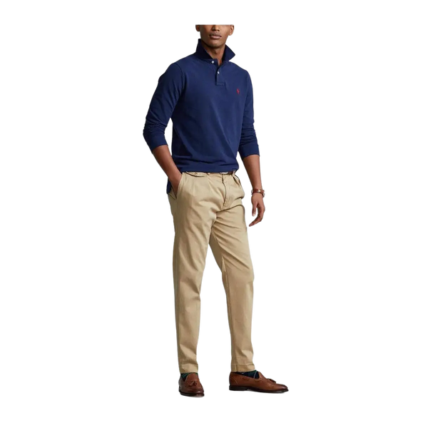 Polo Ralph Lauren Long Sleeve Mesh Polo Shirt for Men
