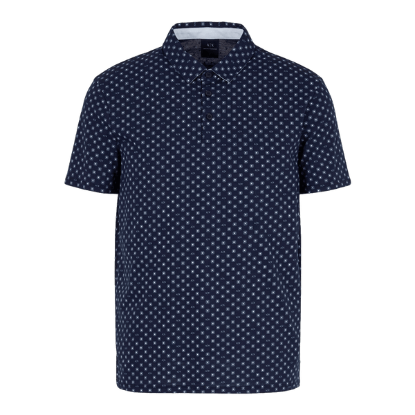 Armani Exchange Short Sleeve Pattern Polo