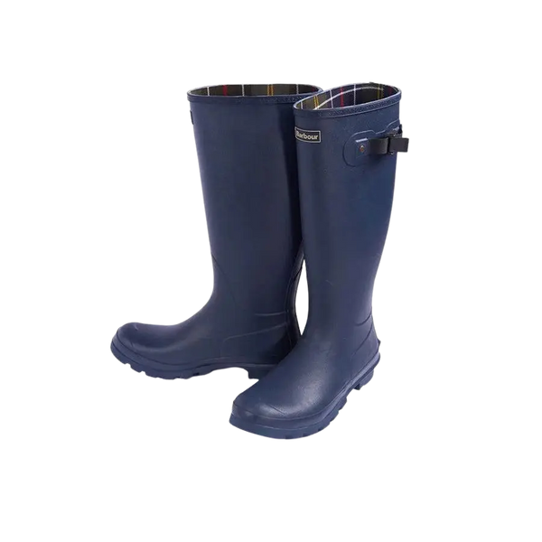 Barbour Bede Wellington Boots in Navy