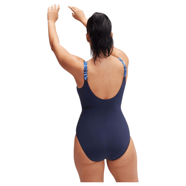 Speedo Shaping Printed LunaLustre One Piece Swimsuit for Women