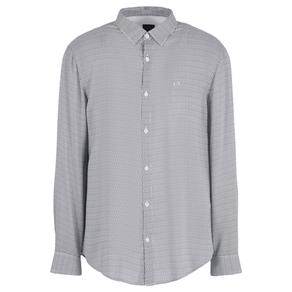 Armani Exchange Long Sleeve Pattern Shirt
