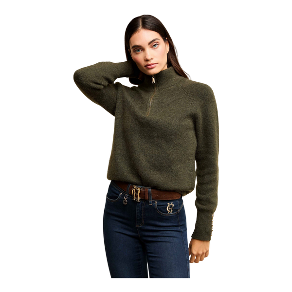 Holland Cooper Tori Quarter Zip Knit