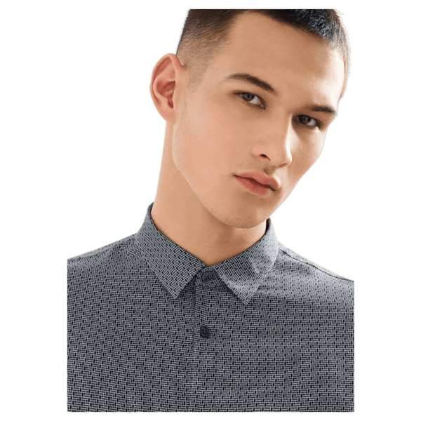 Armani Exchange Long Sleeve Pattern Shirt