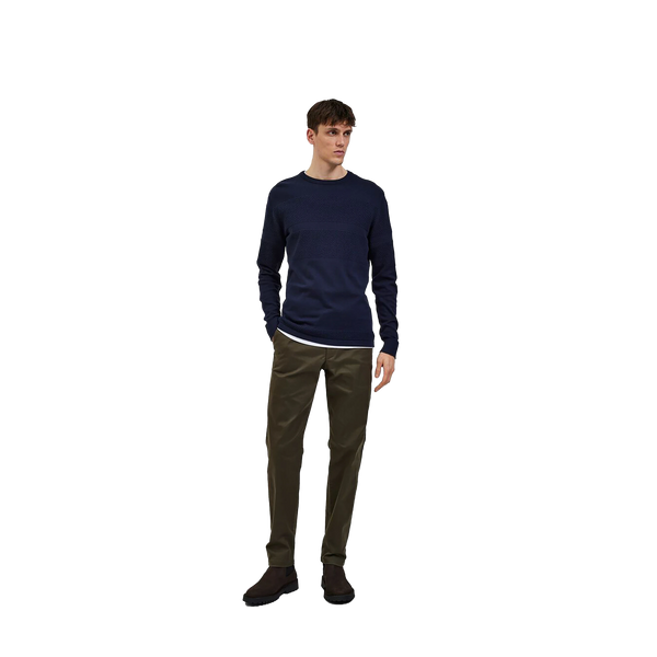 Selected Maine Long Sleeve Crew Knit for Men