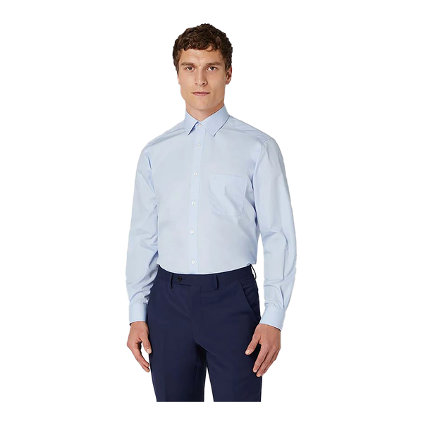 Remus Uomo Regular Fit Single Cuff Long Sleeve Shirt