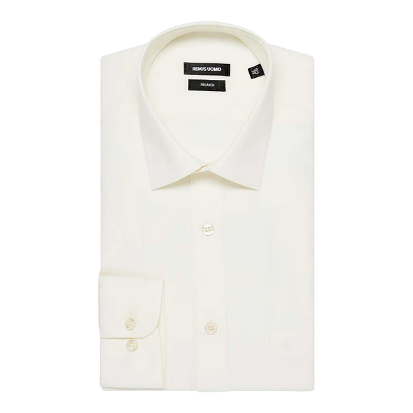 Remus Uomo Regular Fit Single Cuff Long Sleeve Shirt