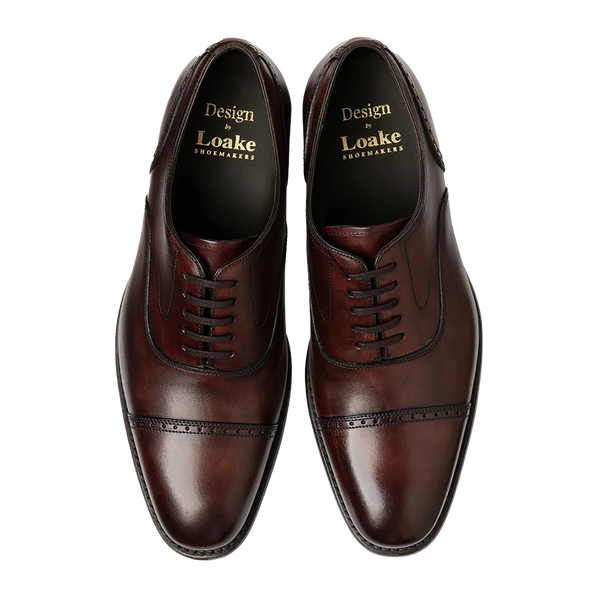 Loake Hughes Semi Brogue Shoes for Men