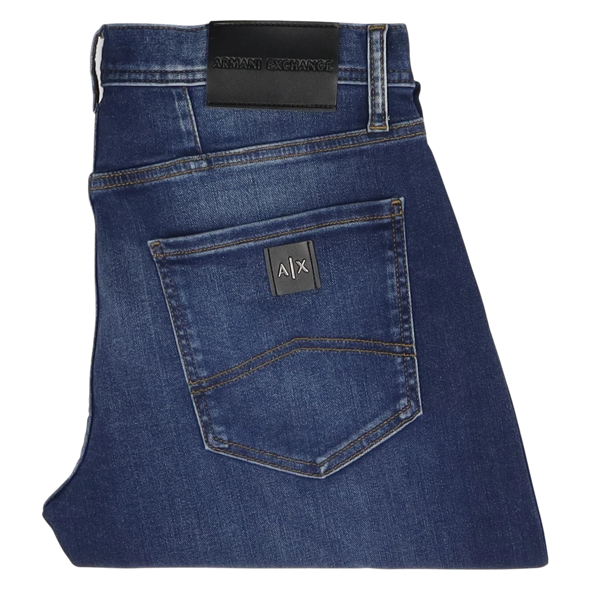 Armani Exchange Slim Fit Knitted Jeans For Men Coes