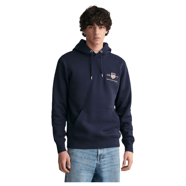 GANT Regular Fit Archive Shield Logo Hoodie