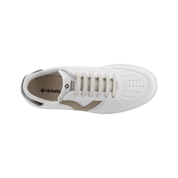 Victoria Shoes Madrid Contrast Faux Leather Trainers for Women