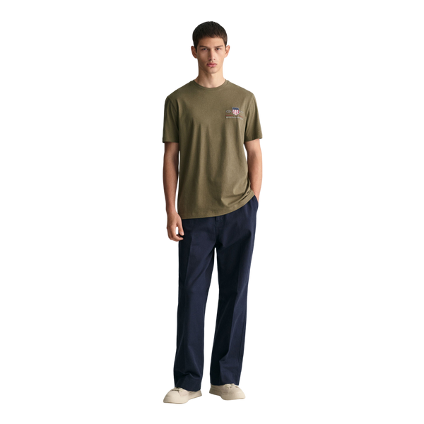 GANT Reg Archive Shield Embroidered Short Sleeve T-Shirt