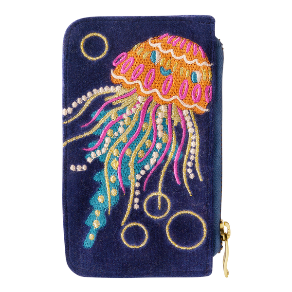 Powder Velvet Card Holder
