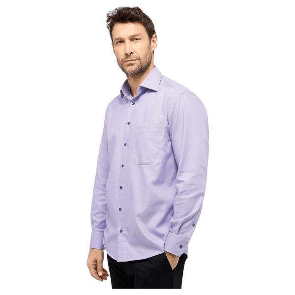 Eterna Long Sleeve Mini Print Formal Shirt for Men