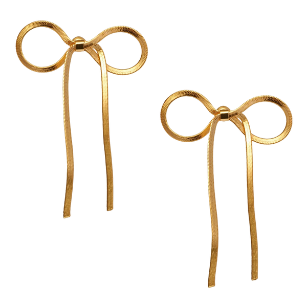 Katie Loxton Amelie Waterproof Bow Oversized Earrings