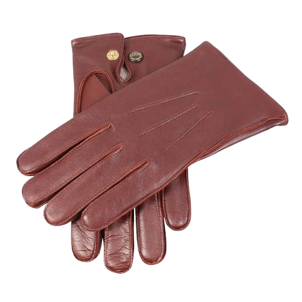 Dents Leather Dress Gloves for Men in English Tan