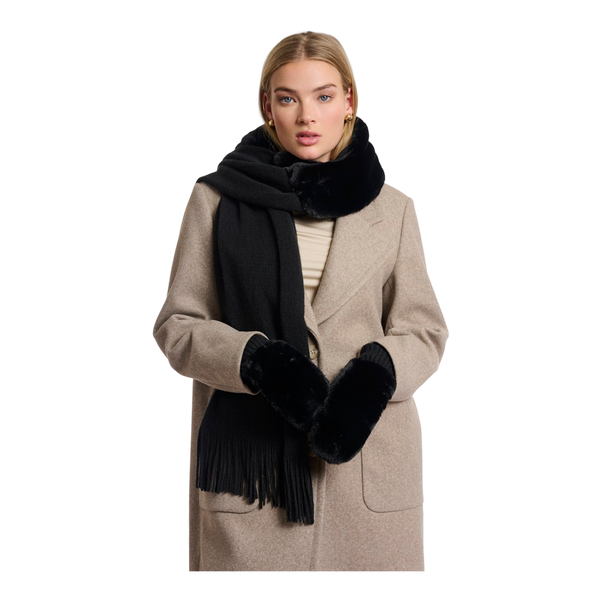 Rino & Pelle Oxo Faux Fur Gloves