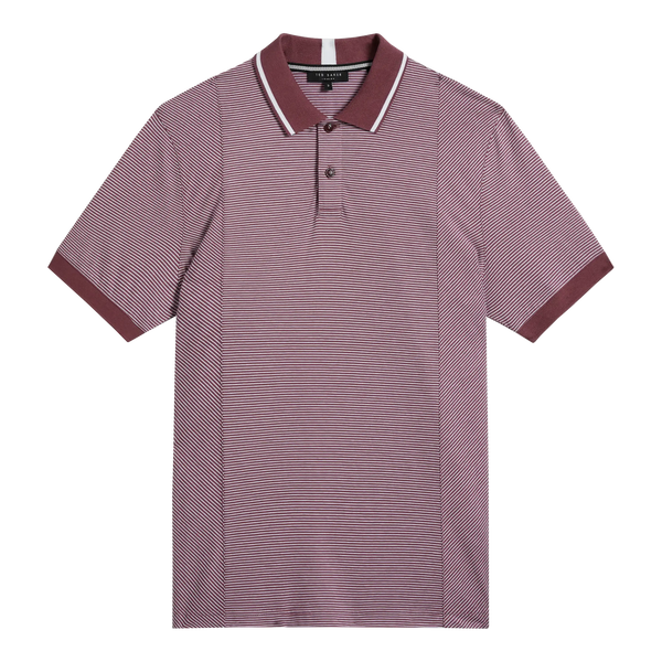 Ted Baker Taigaa Striped Paneled Polo Shirt for Men