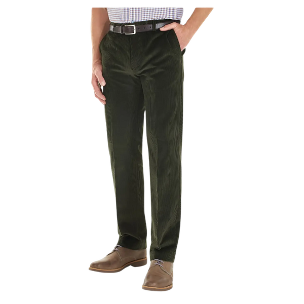 Gurteen Verona Cord Trousers for Men - In Olive