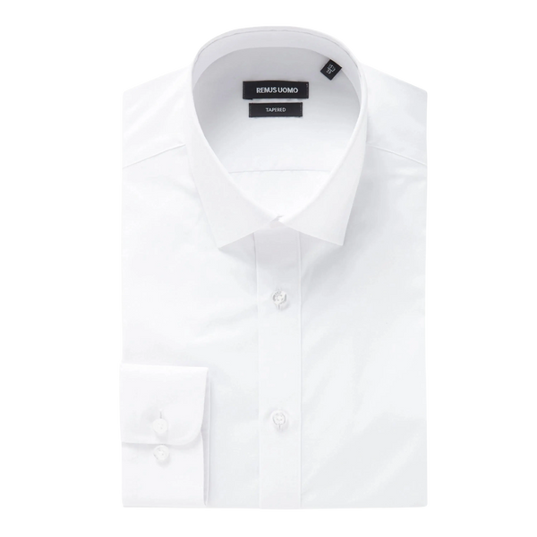 Remus Uomo Tapered Fit Single Cuff Shirt