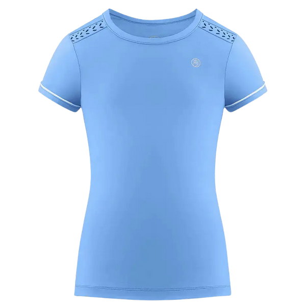 Poivre Blanc Tennis T-shirt for Girls in Blue and White