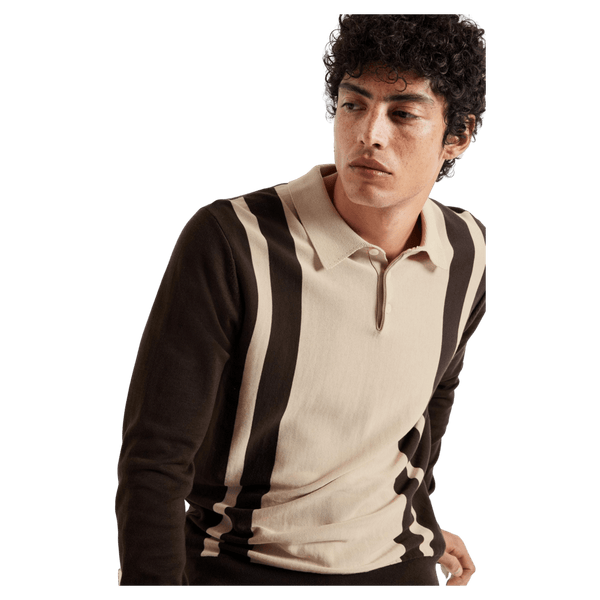 Selected Mattis Long Sleeve Knit Polo
