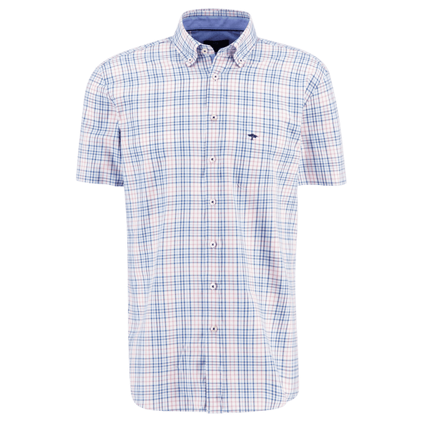 Fynch-Hatton Short Sleeve Check Shirt for Men