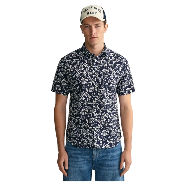 GANT Short Sleeve Floral Shirt for Men