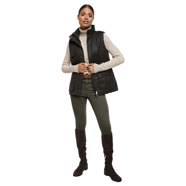 Holland Cooper Alma Wax Gilet