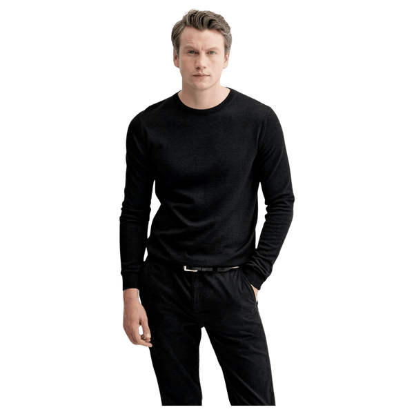 Oliver Sweeney Camber Merino Crew Neck Jumper for Men