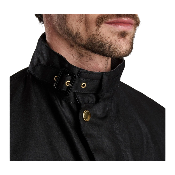 Barbour International Original Waxed Jacket for Men in Black