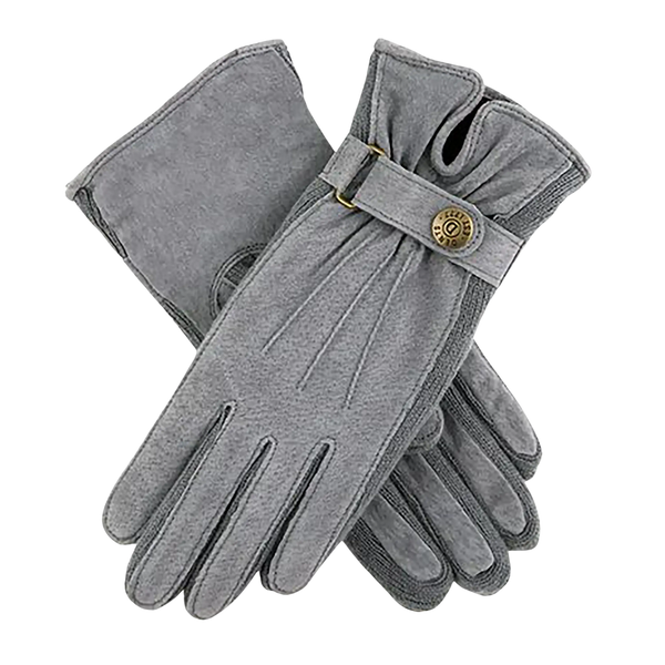Dents Laura Suede & Fabric Walking Gloves for Women