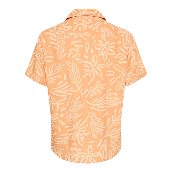 I Solid Short Sleeve Floral Shirt